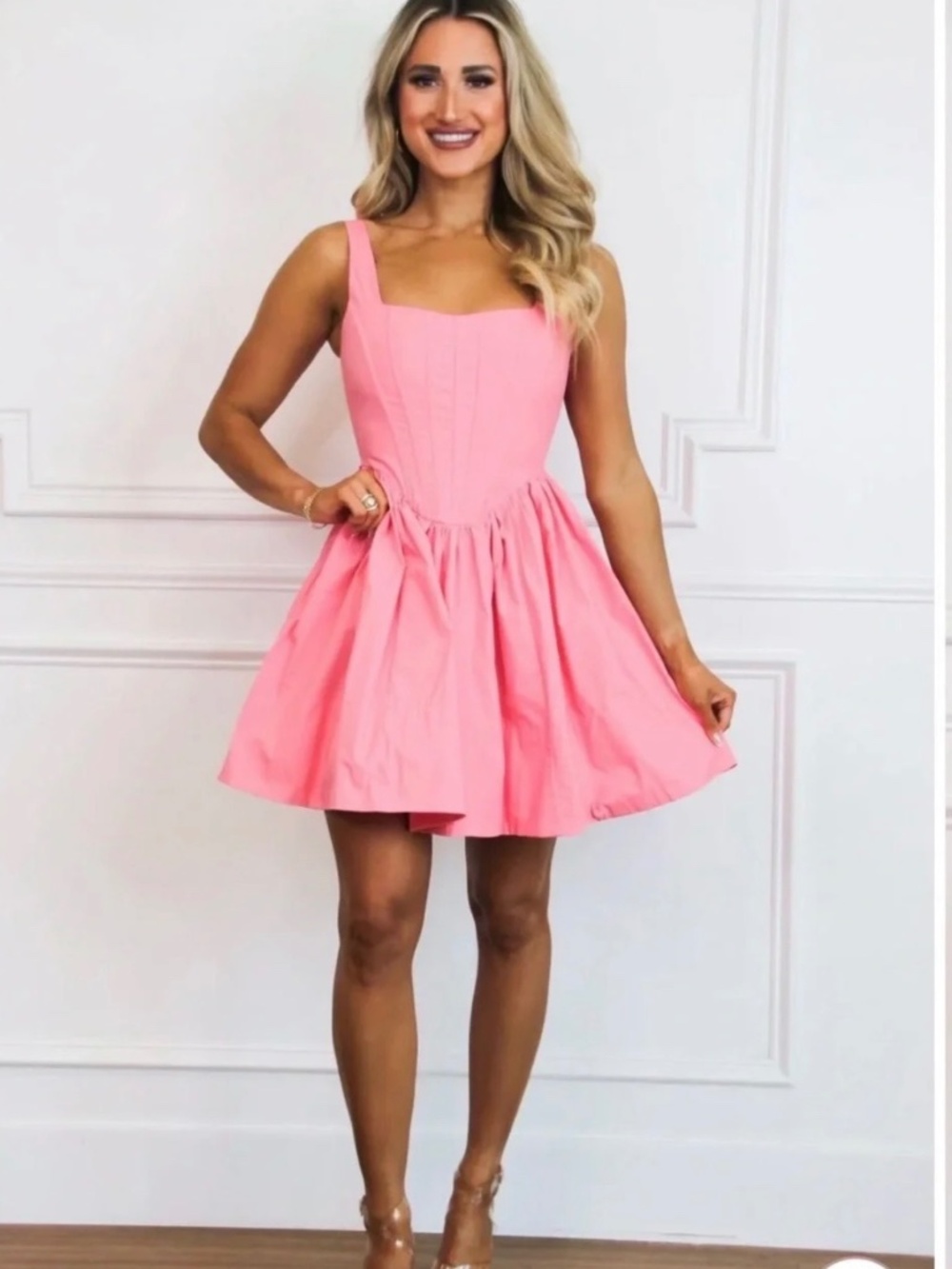 Shop Talulah Sloane Corset Pink Dress